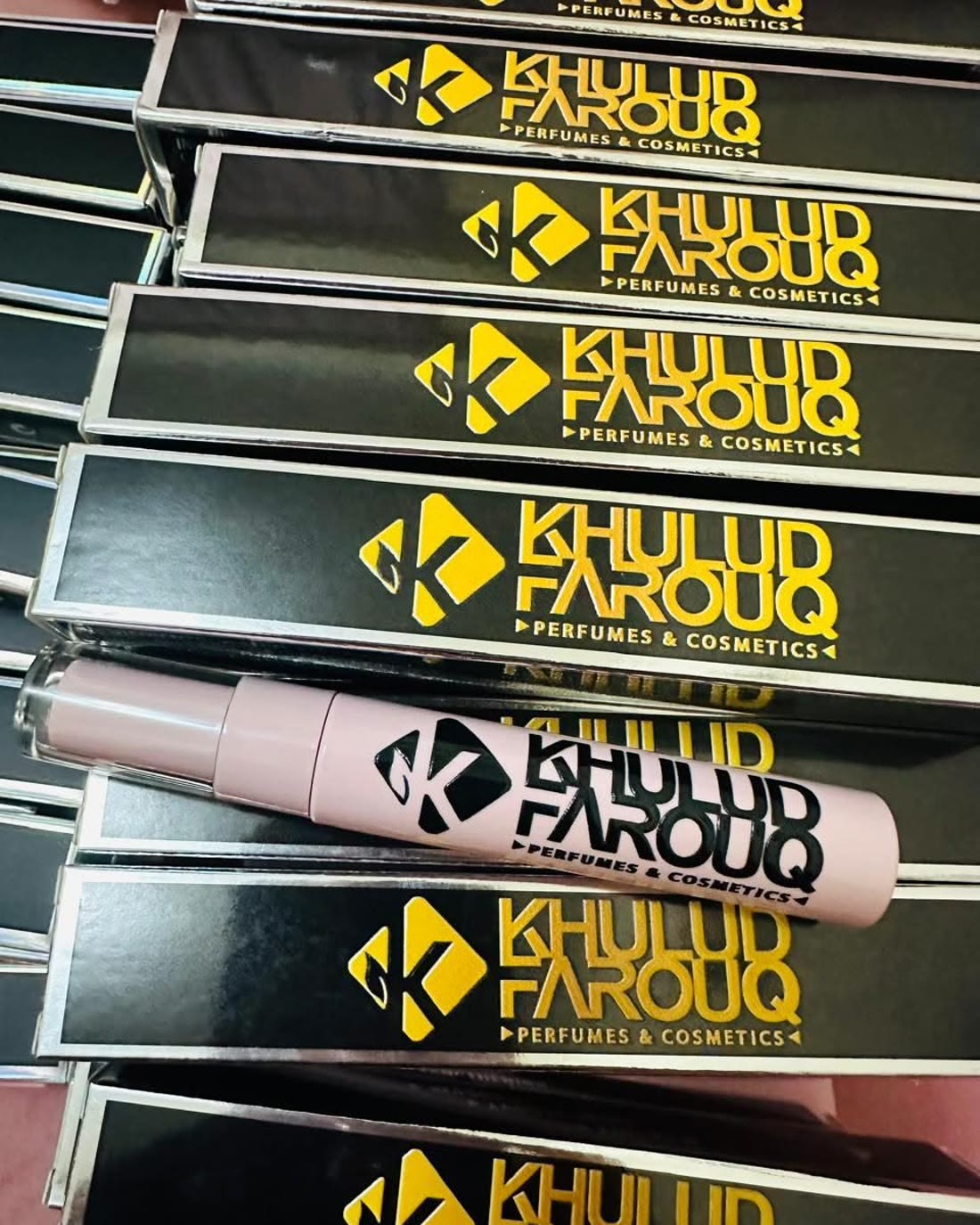 Waterproof mascara on its boxes